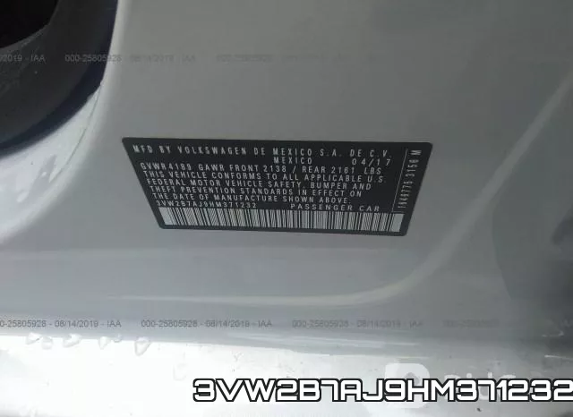 3VW2B7AJ9HM371232 фото 10