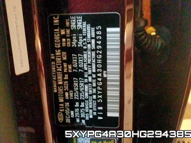 5XYPG4A30HG294385 фото 2