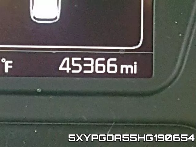 5XYPGDA55HG190654 фото 9