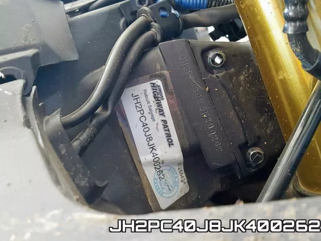 JH2PC40J8JK400262 фото 2