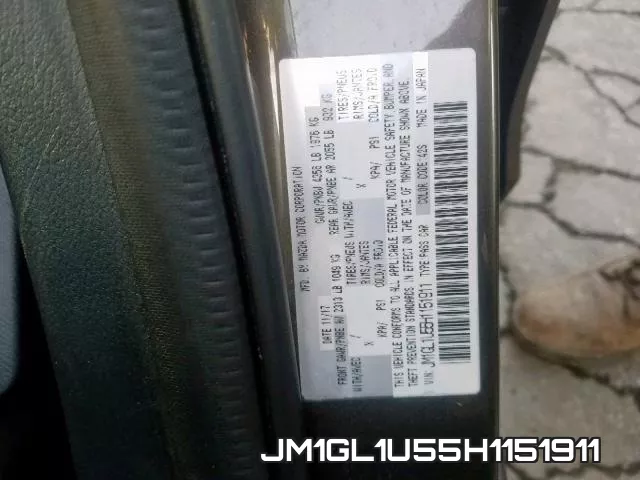 JM1GL1U55H1151911 фото 2