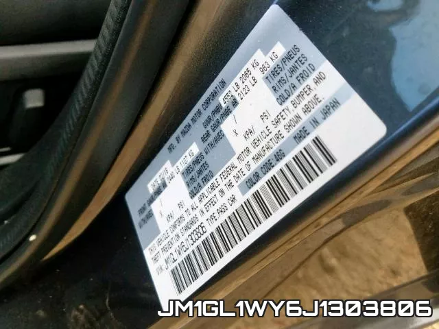 JM1GL1WY6J1303806 фото 2