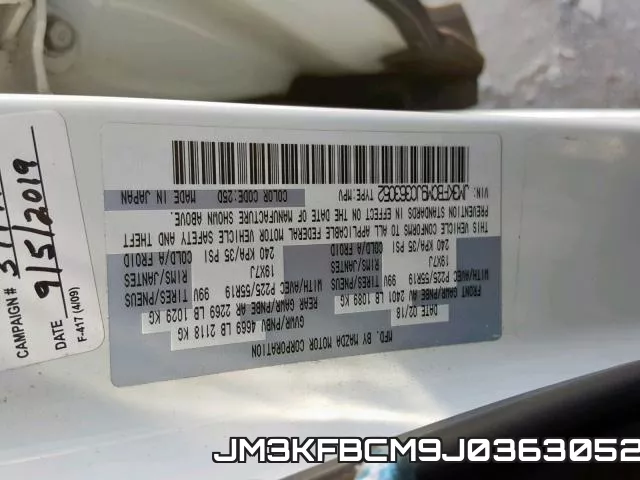 JM3KFBCM9J0363052 фото 2
