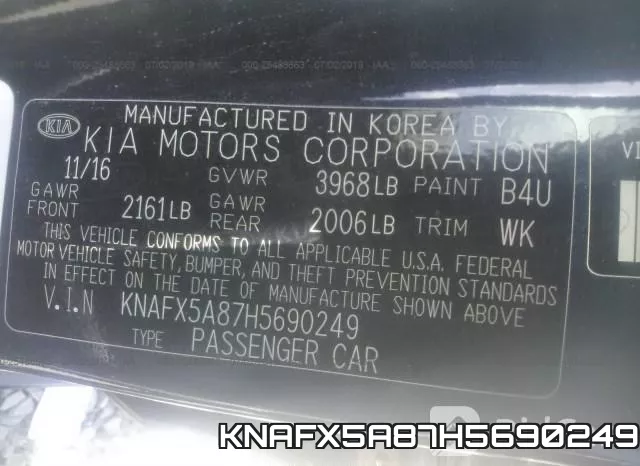 KNAFX5A87H5690249 фото 10