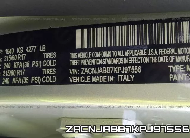 ZACNJABB7KPJ97556 фото 10