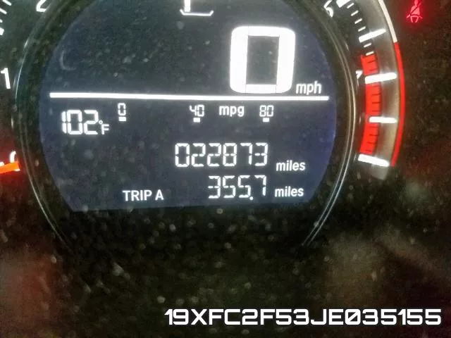 19XFC2F53JE035155 фото 9