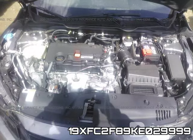 19XFC2F89KE029999 фото 2