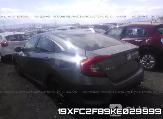 19XFC2F89KE029999 фото 4
