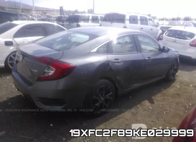 19XFC2F89KE029999 фото 5