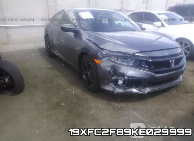 19XFC2F89KE029999 фото 7