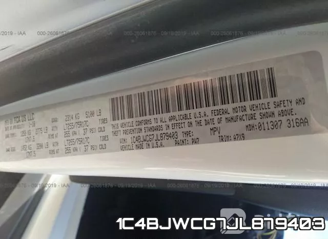 1C4BJWCG7JL879403 фото 10