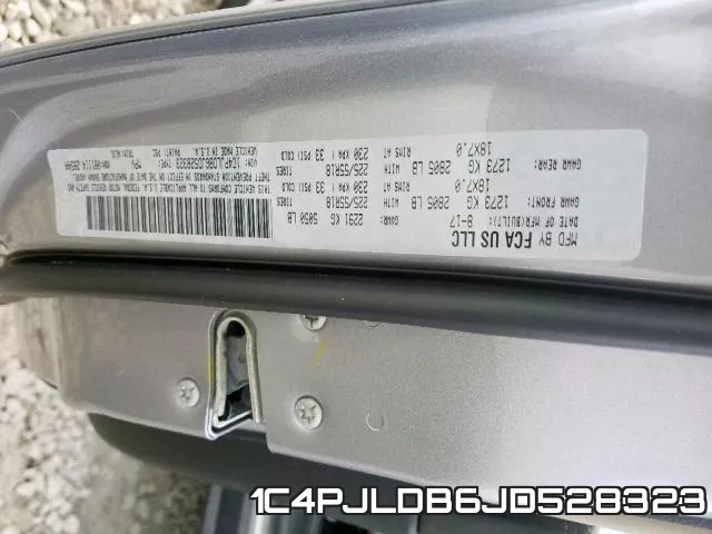 1C4PJLDB6JD528323 фото 2