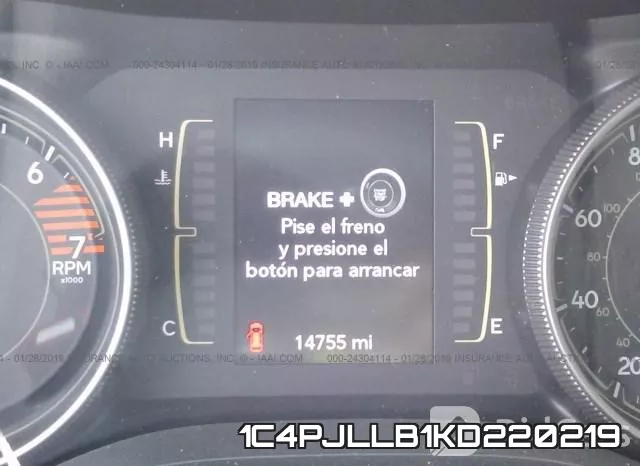 1C4PJLLB1KD220219 фото 8