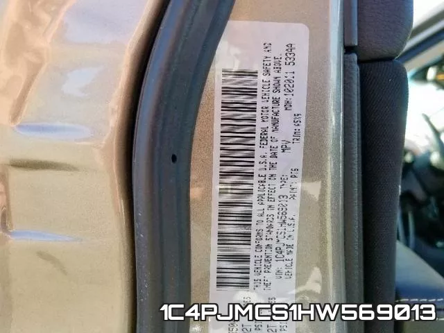 1C4PJMCS1HW569013 фото 2