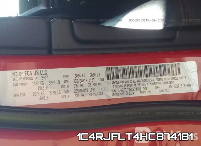 1C4RJFLT4HC874181 фото 10