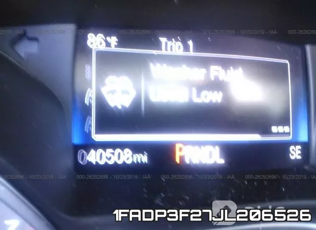 1FADP3F27JL206526 фото 8