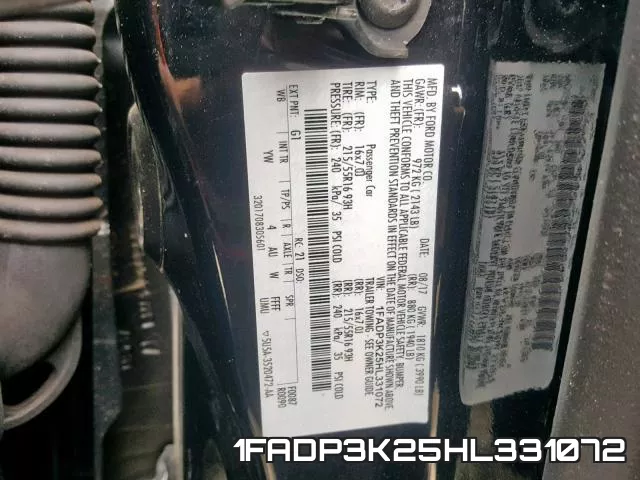 1FADP3K25HL331072 фото 2