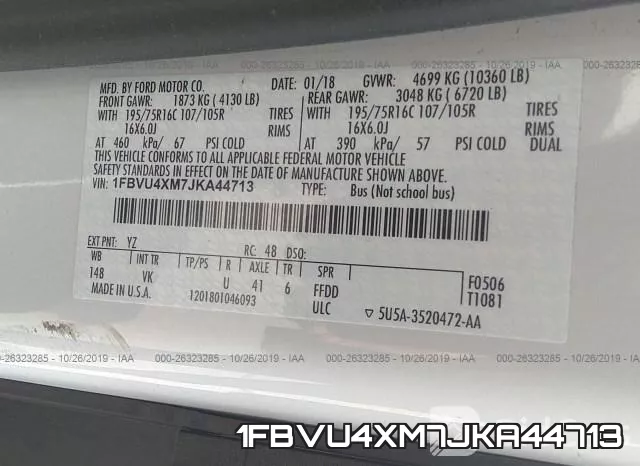 1FBVU4XM7JKA44713 фото 10