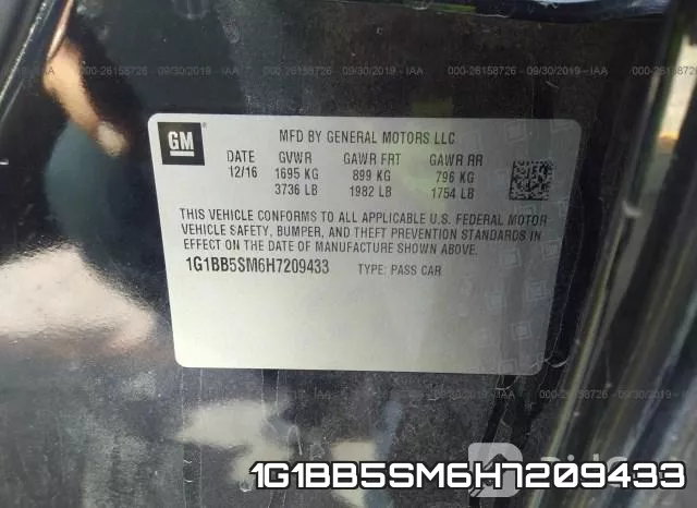 1G1BB5SM6H7209433 фото 10