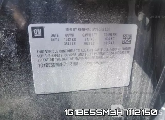 1G1BE5SM3H7112150 фото 10