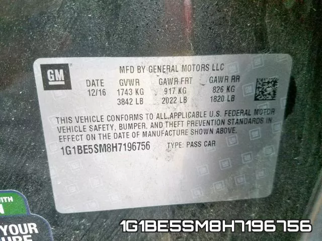 1G1BE5SM8H7196756 фото 2