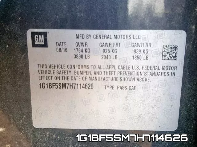 1G1BF5SM7H7114626 фото 2