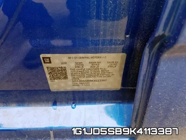 1G1JD5SB9K4113387 фото 2