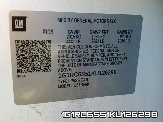 1G1RC6S51KU126298 фото 2