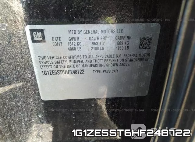 1G1ZE5ST6HF248722 фото 10