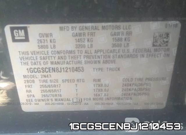 1GCGSCEN8J1210453 фото 10