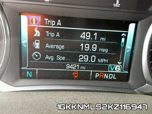 1GKKNMLS2KZ116947 фото 9