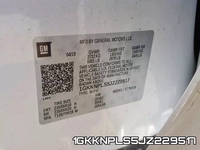 1GKKNPLS5JZ229517 фото 2