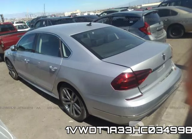 1VWDT7A33HC034998 фото 4