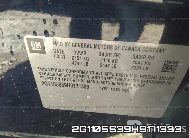 2G1105S39H9171333 фото 10