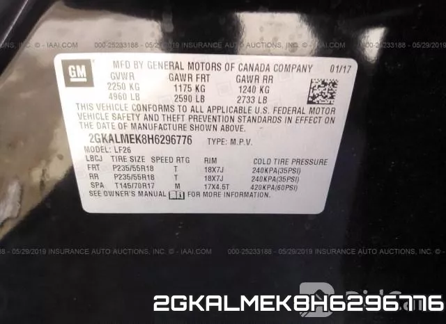 2GKALMEK8H6296776 фото 9