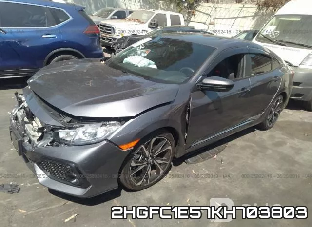 2HGFC1E57KH703803 фото 2
