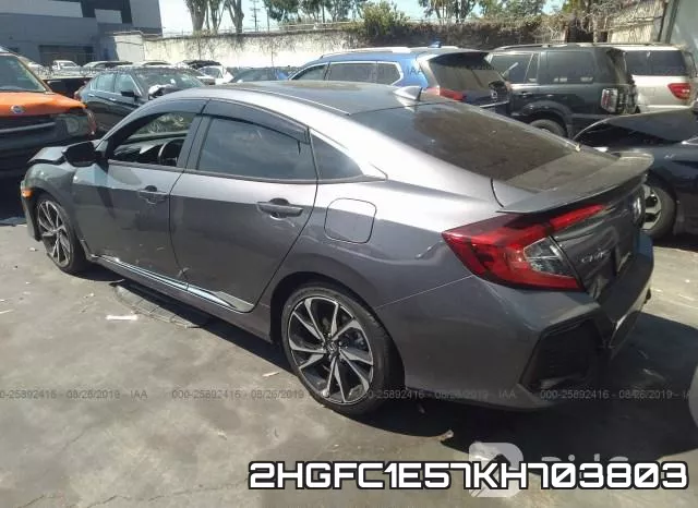 2HGFC1E57KH703803 фото 3