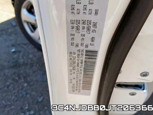 3C4NJDBB0JT206366 фото 2