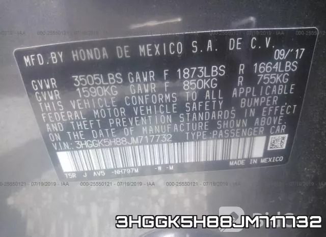3HGGK5H88JM717732 фото 10