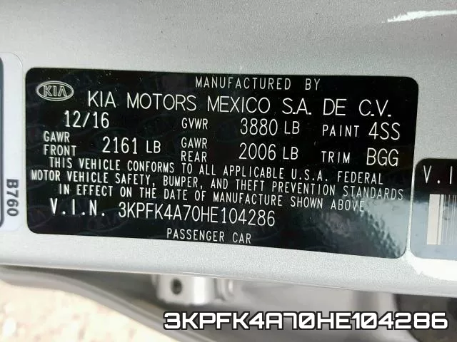 3KPFK4A70HE104286 фото 2