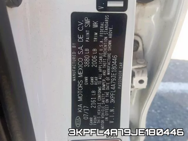 3KPFL4A79JE180446 фото 2