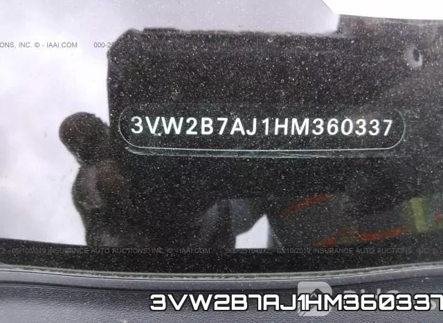 3VW2B7AJ1HM360337 фото 10
