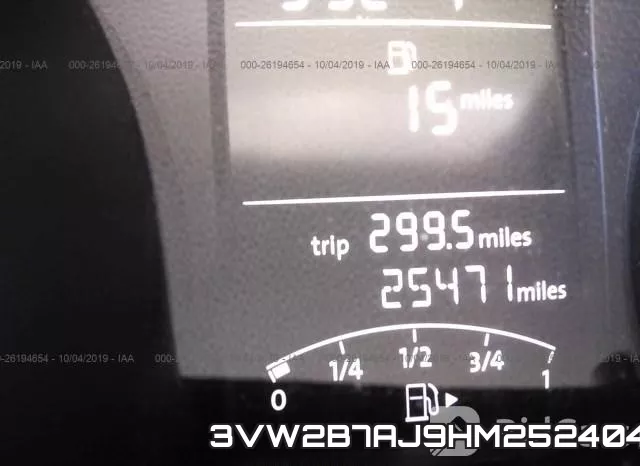 3VW2B7AJ9HM252404 фото 8