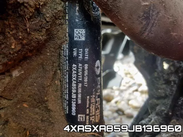 4XASXA859JB136960 фото 2