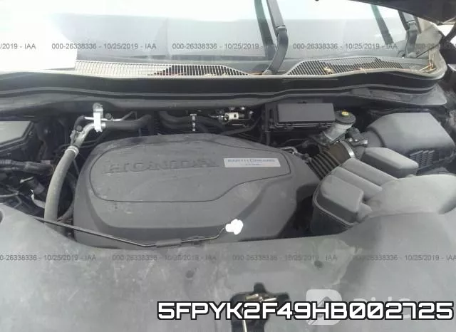 5FPYK2F49HB002725 фото 2