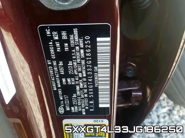 5XXGT4L33JG186250 фото 2