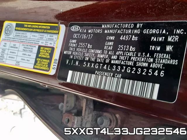 5XXGT4L33JG232546 фото 2