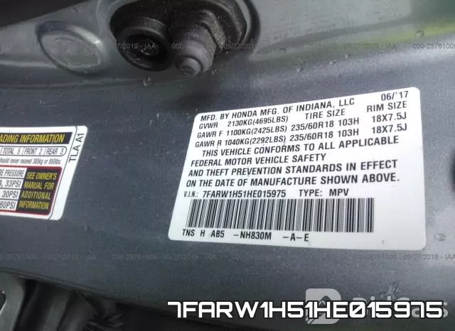 7FARW1H51HE015975 фото 10