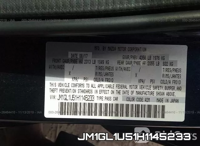 JM1GL1U51H1145233 фото 10
