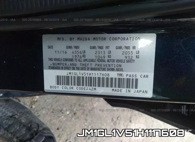 JM1GL1V51H1117608 фото 10